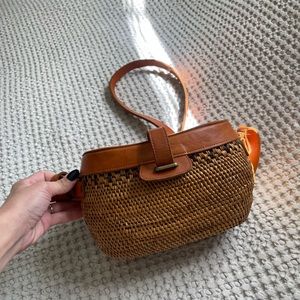Cute almost new basket bag